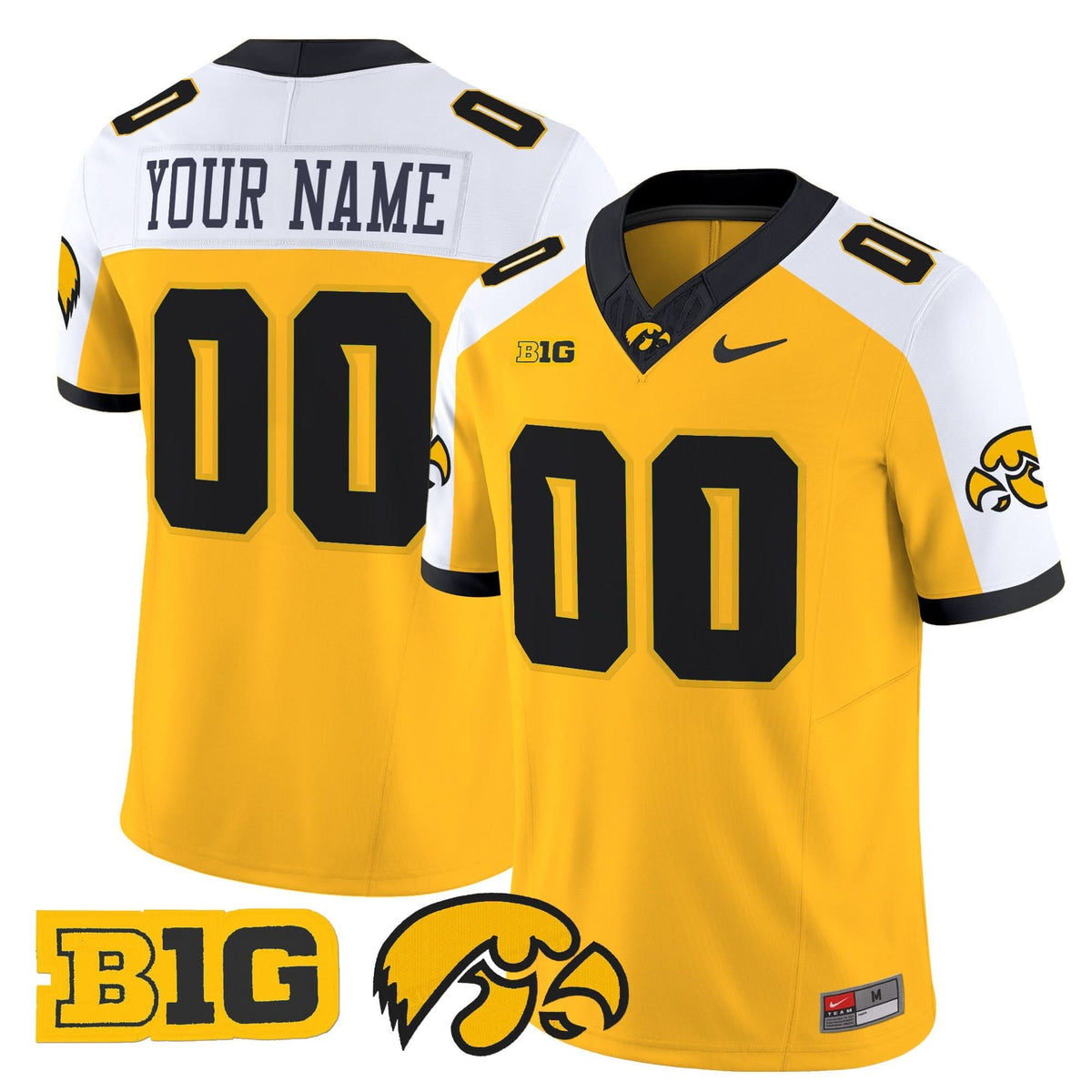 Iowa Hawkeyes 2025 Vapor Limited Custom Jersey