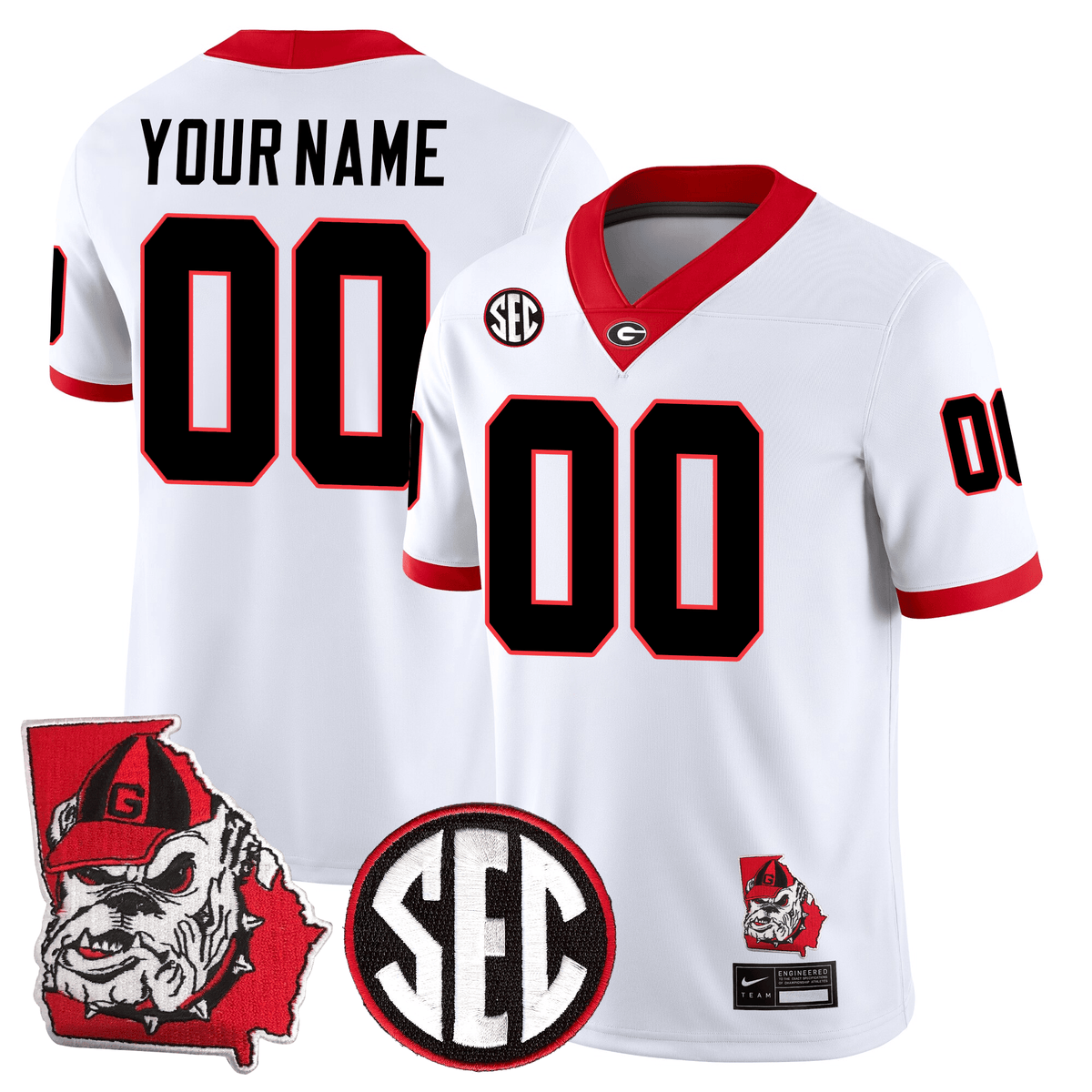 GB Football 24/25 Jersey - Georgia State Map Patch