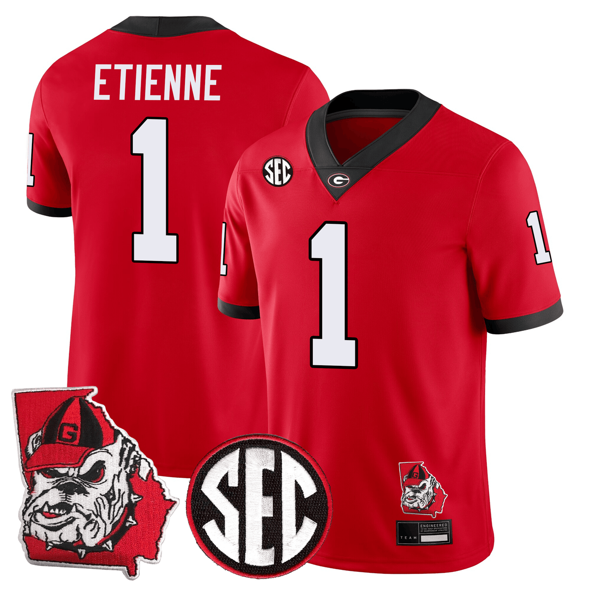 GB Football 24/25 Jersey - Georgia State Map Patch