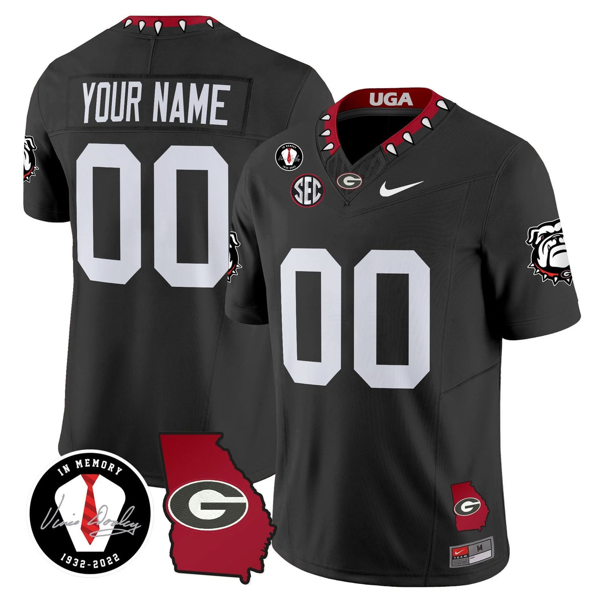 GB 2024 Vapor Limited Custom Jersey V5- Georgia Map