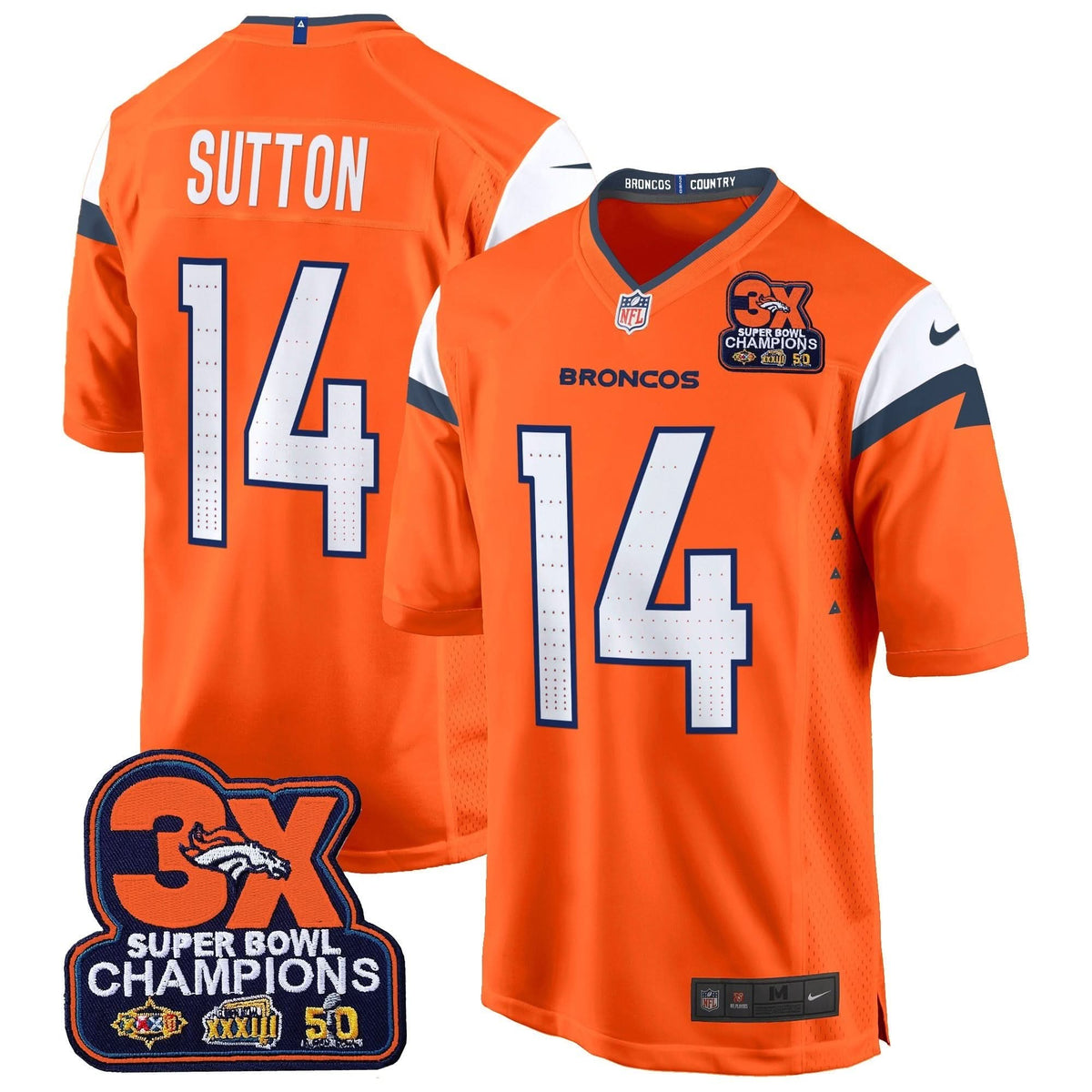 DB 3-Time Champions Patch Game Jersey - Al Stitched