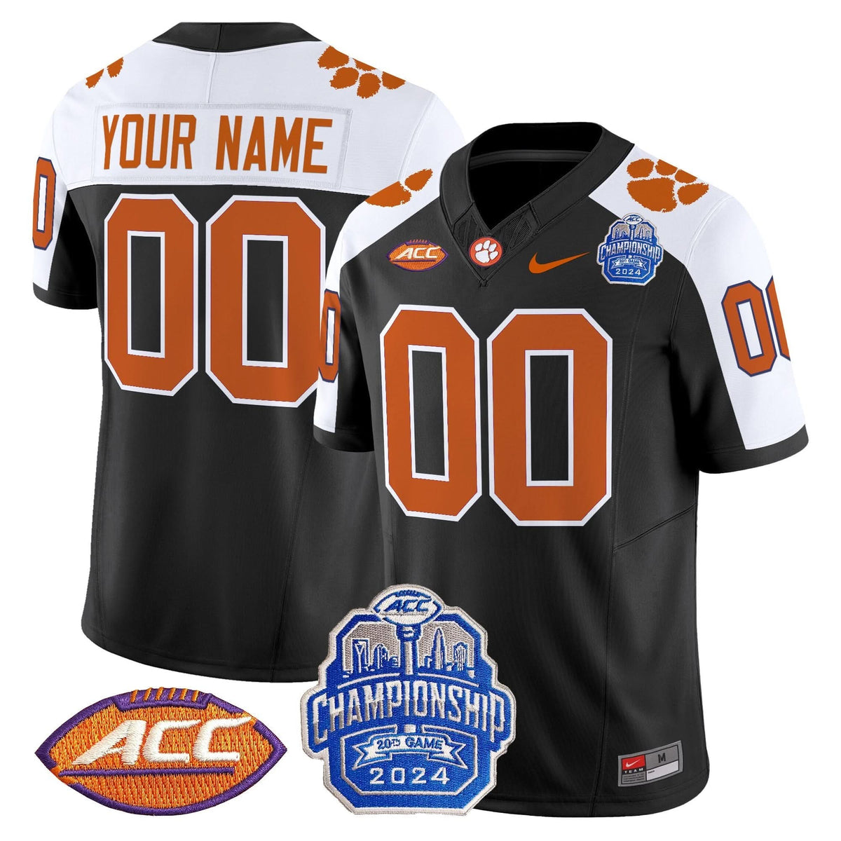 CT 2024 ACC Championship Patch Vapor Limited Custom Jersey