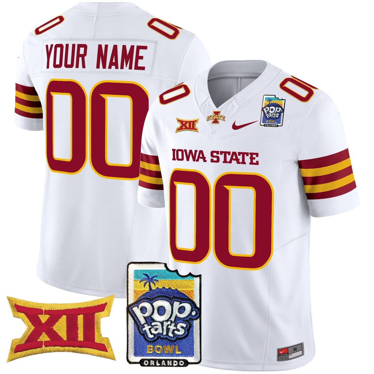 ISC 2025 PopTarts Bowl Patch Vapor Limited Custom Jersey