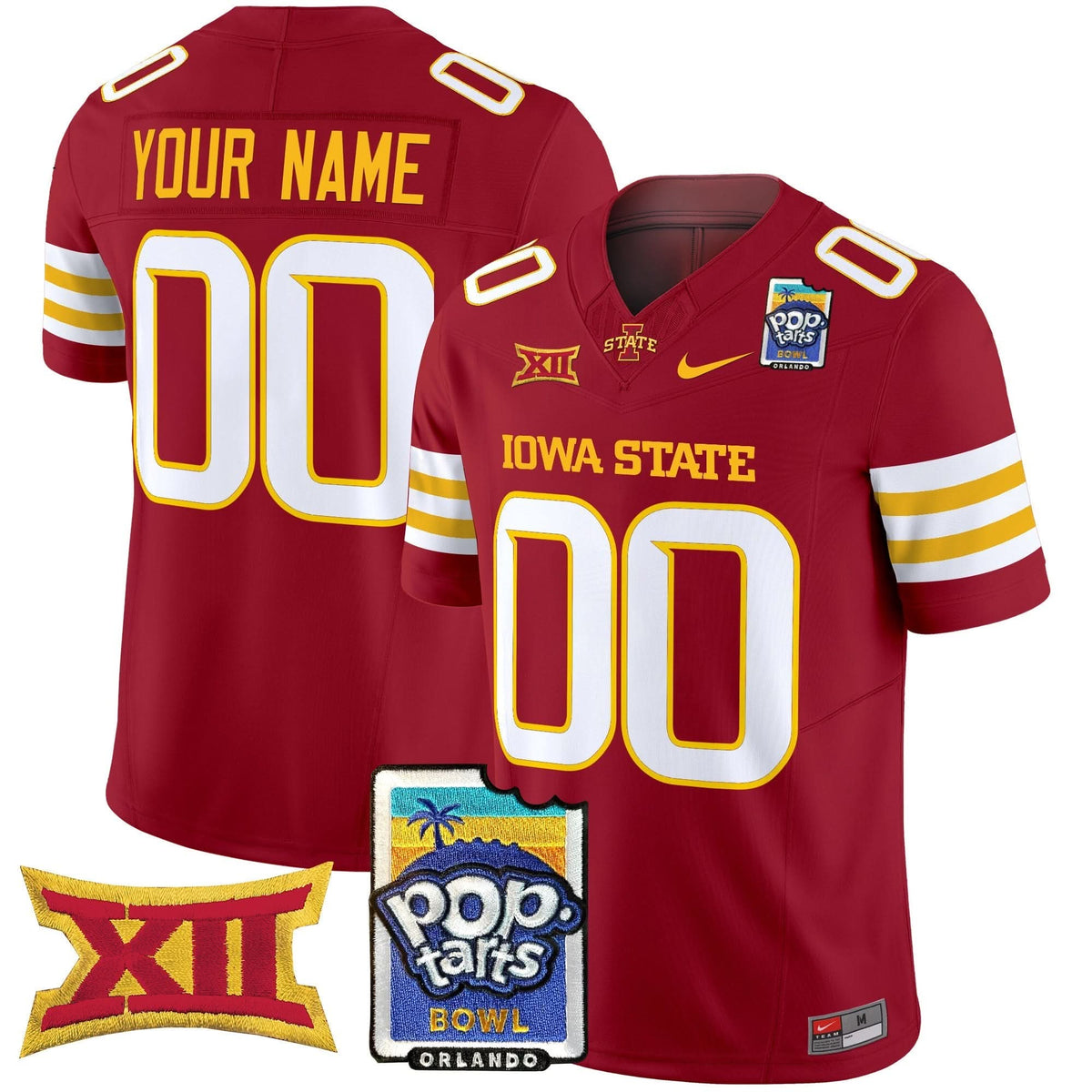 ISC 2025 PopTarts Bowl Patch Vapor Limited Custom Jersey