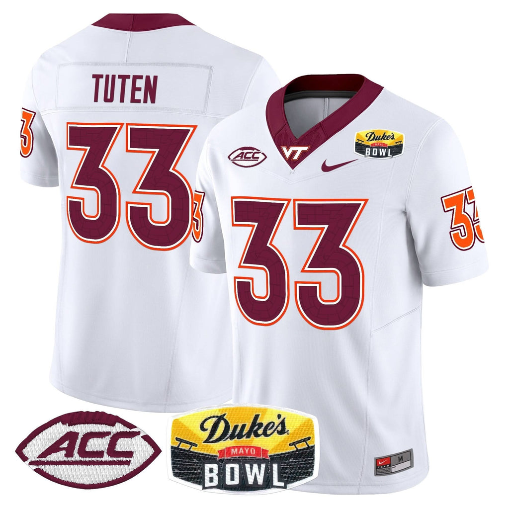 VTH 2025 Duke's Mayo Bowl Patch Vapor Limited Jersey