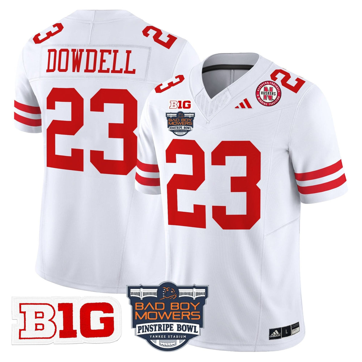 NC 2025 Pinstripe Bowl Patch Vapor Limited Jersey