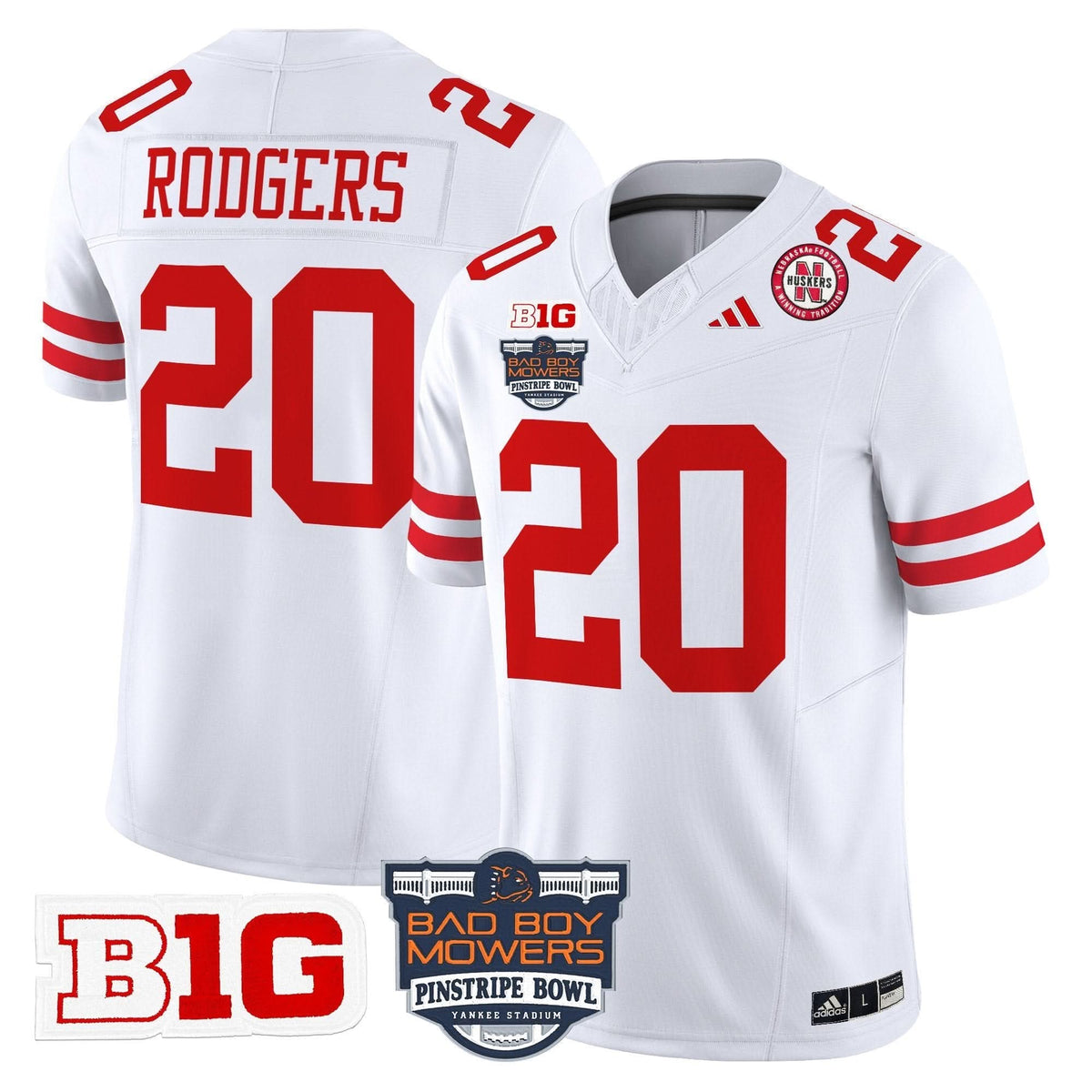 NC 2025 Pinstripe Bowl Patch Vapor Limited Jersey