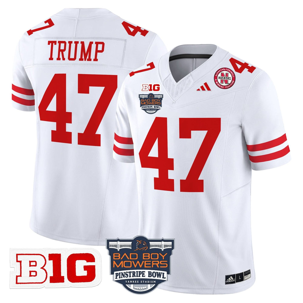 NC 2025 Pinstripe Bowl Patch Vapor Limited Jersey