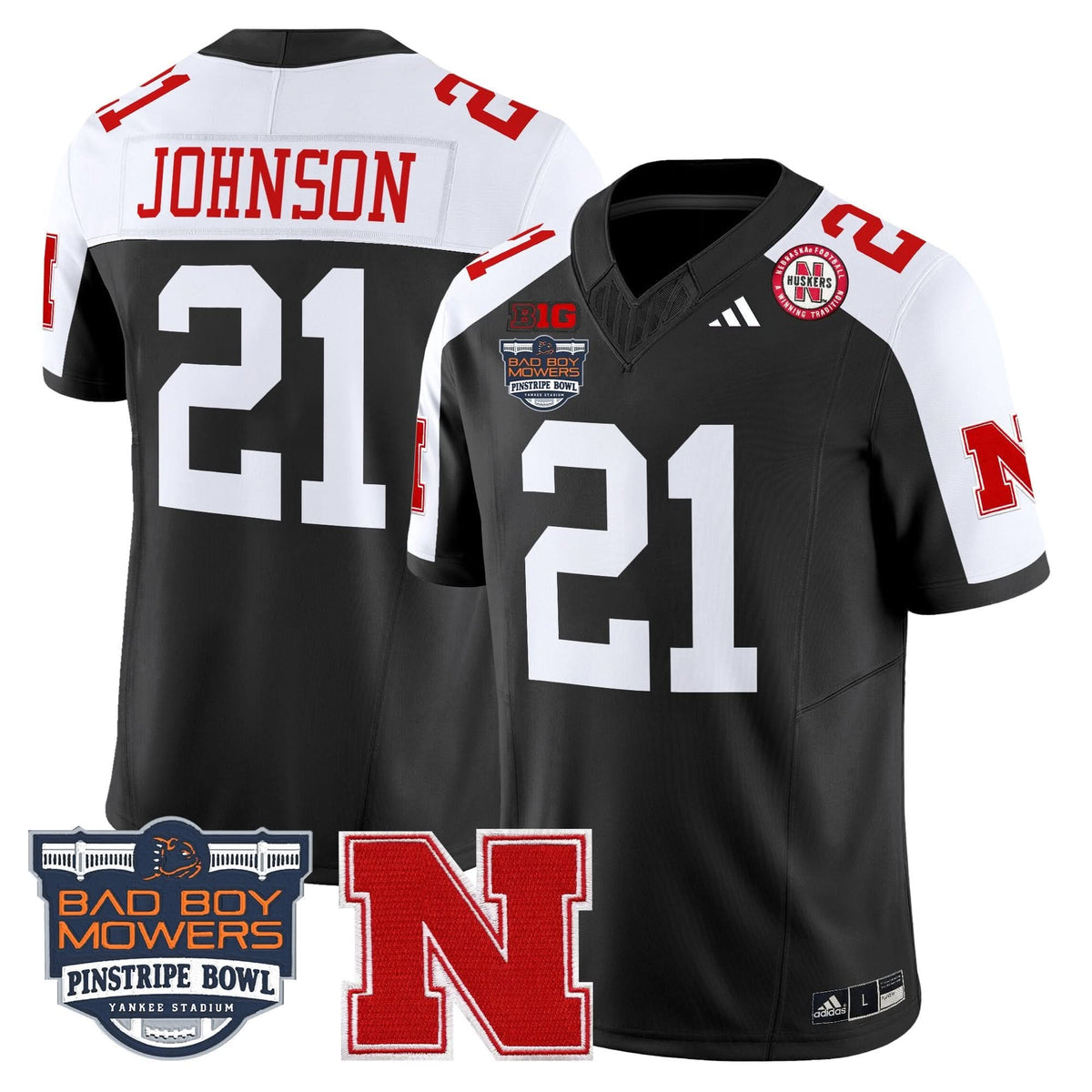 NC 2025 Pinstripe Bowl Patch Vapor Limited Jersey