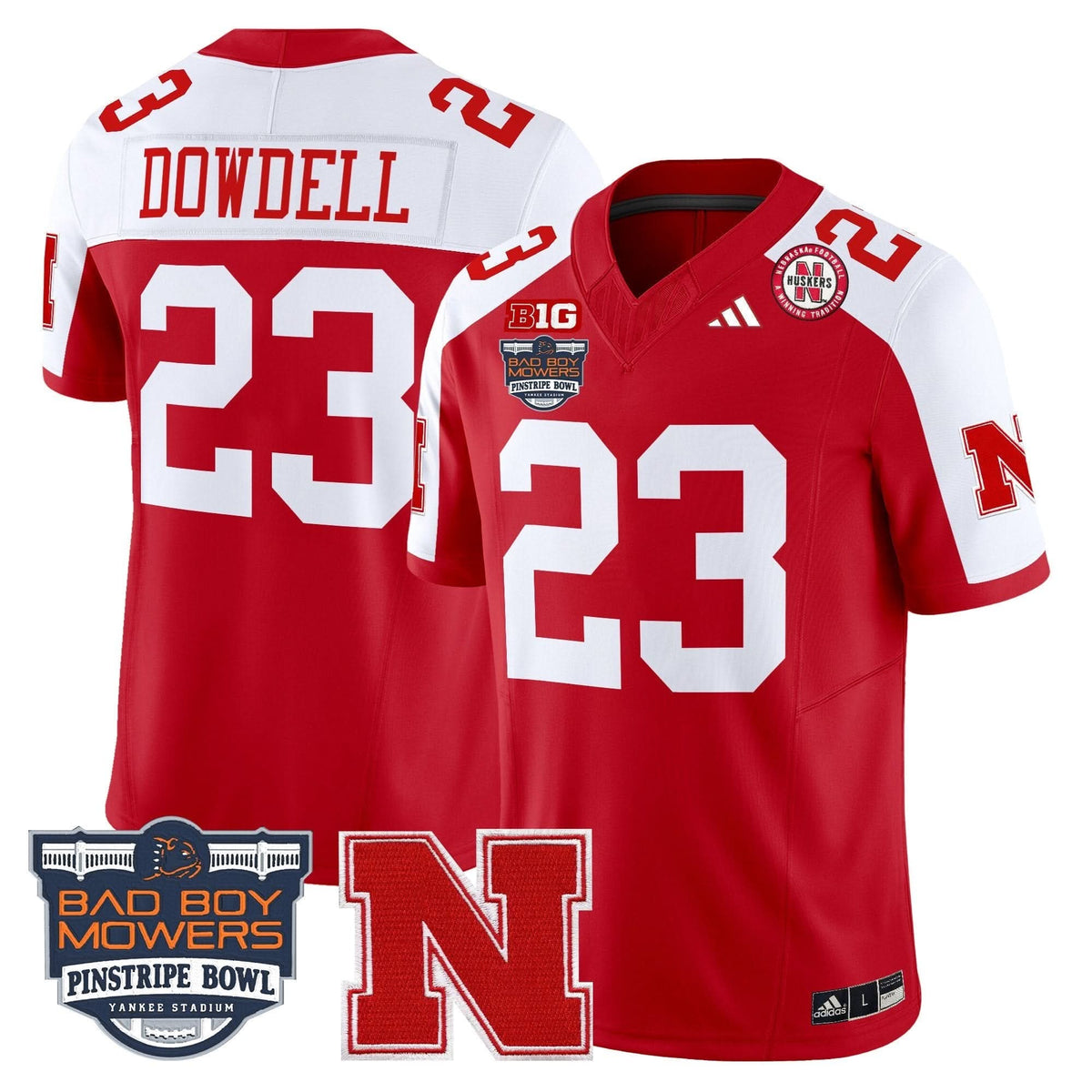 NC 2025 Pinstripe Bowl Patch Vapor Limited Jersey