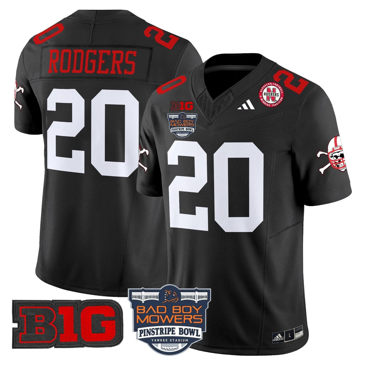 NC 2025 Pinstripe Bowl Patch Vapor Limited Jersey