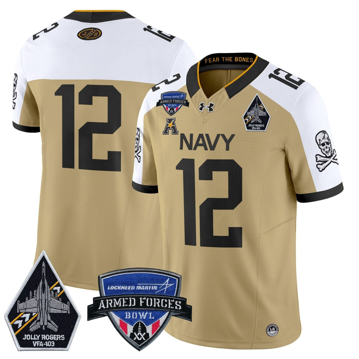 NM 2025 Armed Forces Bowl Patch Vapor Limited Jersey