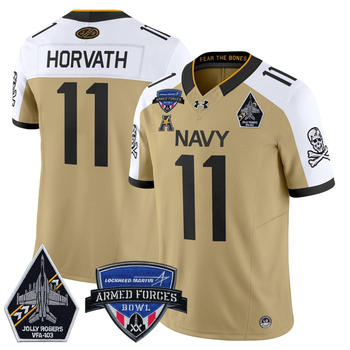 NM 2025 Armed Forces Bowl Patch Vapor Limited Jersey