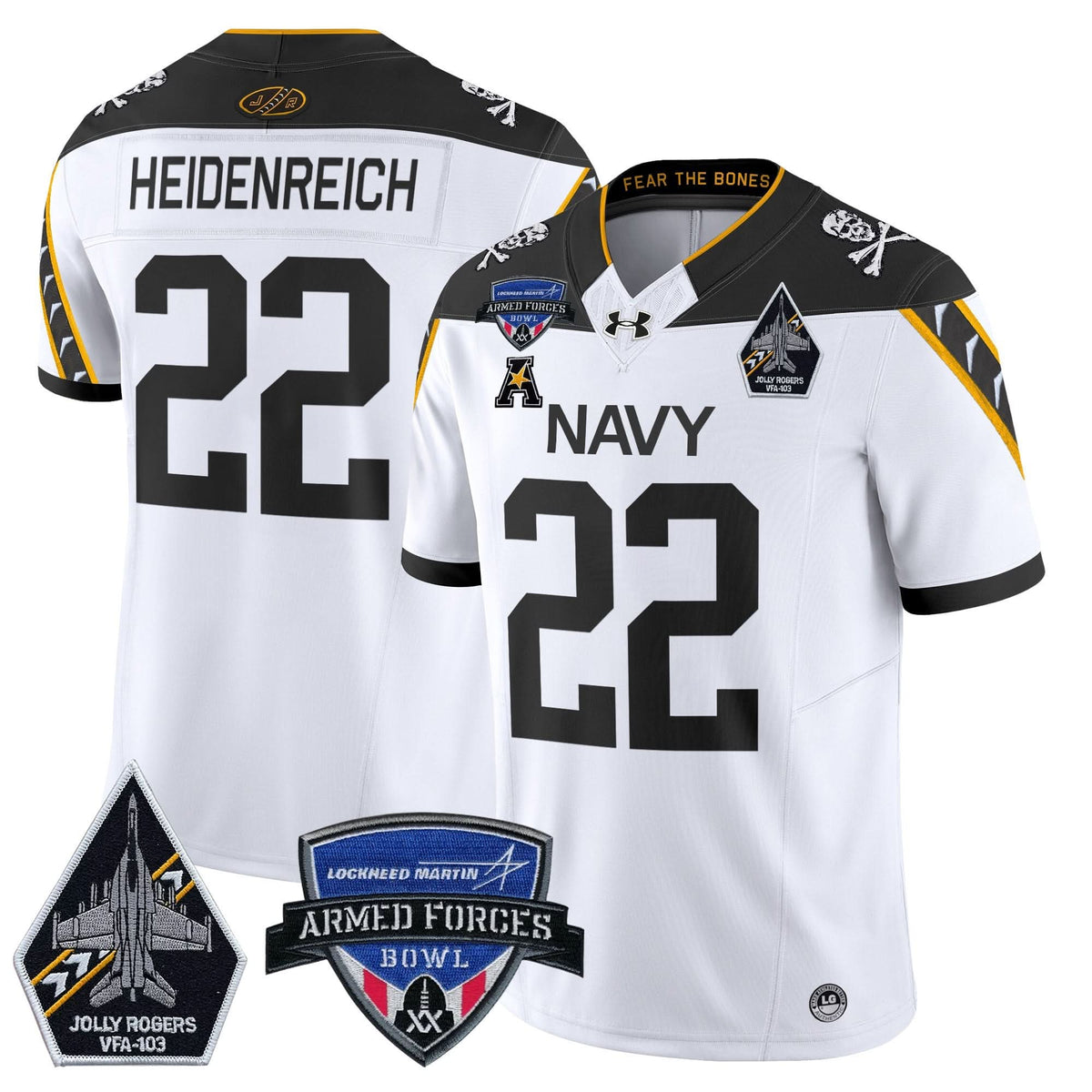 NM 2025 Armed Forces Bowl Patch Vapor Limited Jersey