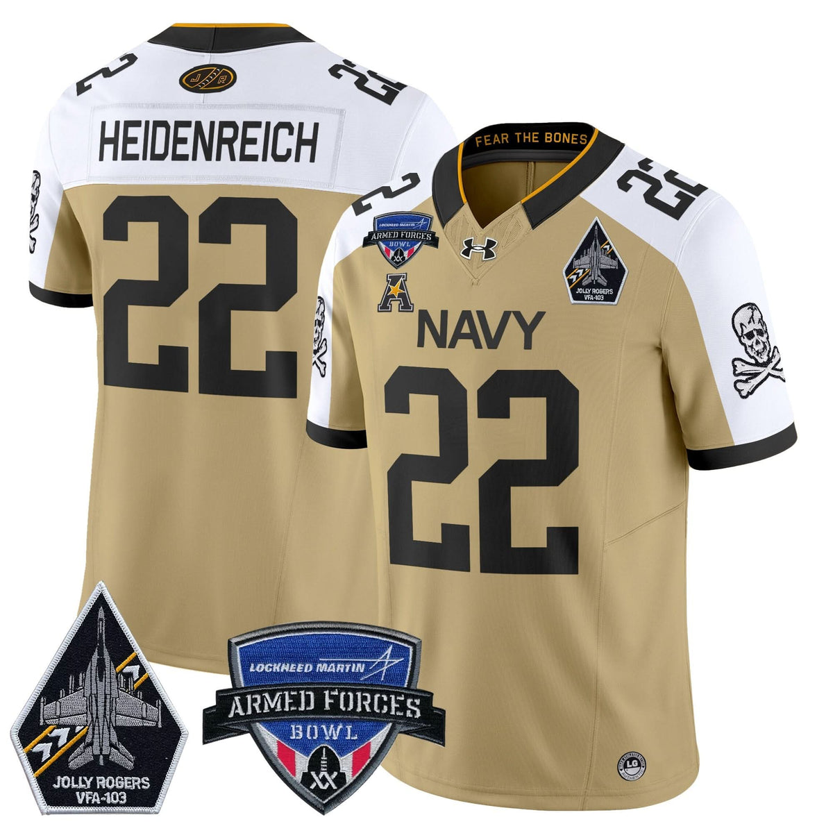 NM 2025 Armed Forces Bowl Patch Vapor Limited Jersey