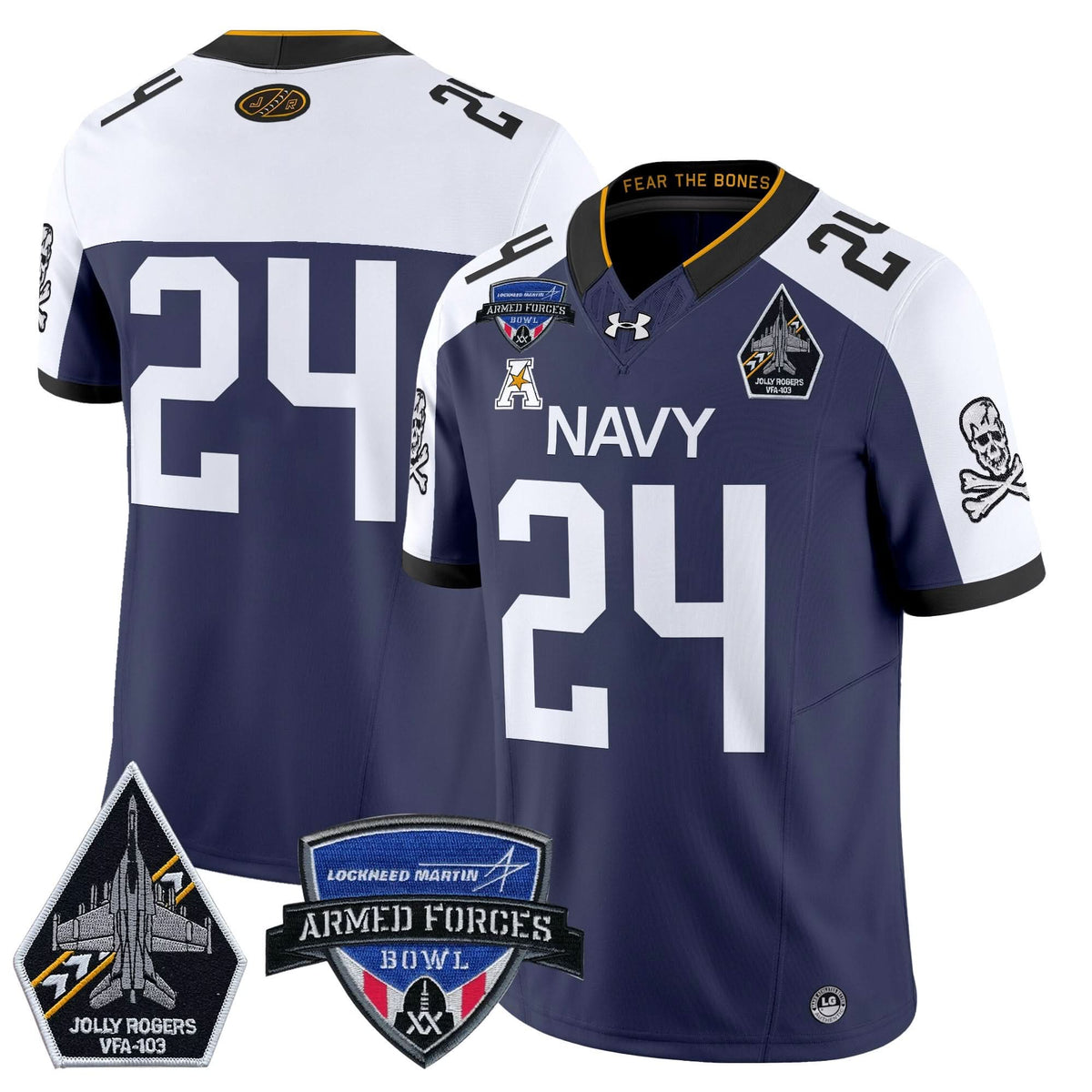 NM 2025 Armed Forces Bowl Patch Vapor Limited Jersey