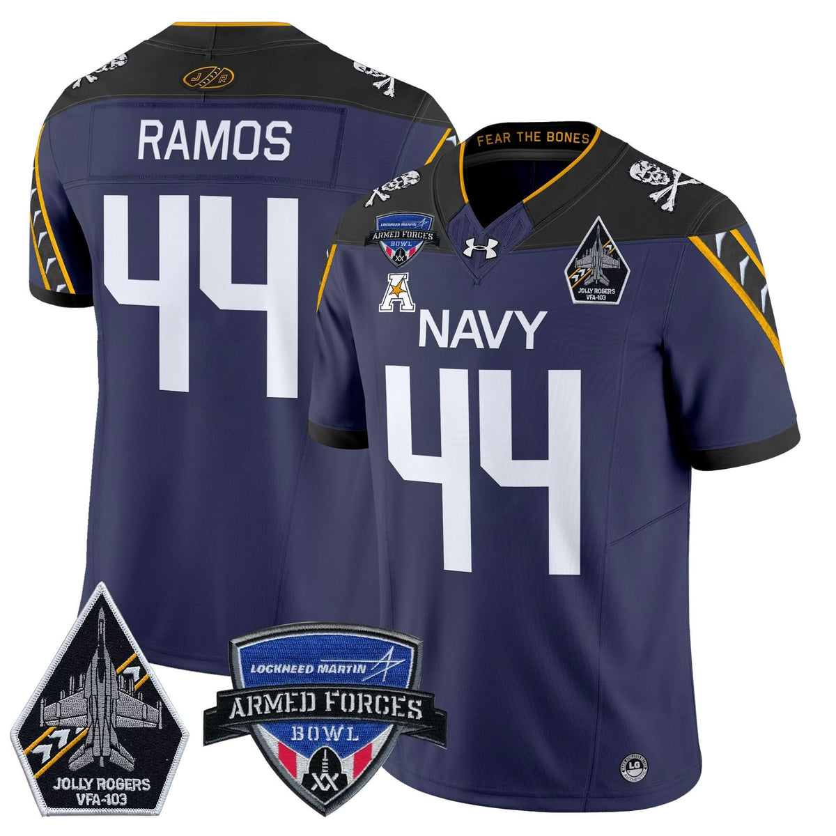 NM 2025 Armed Forces Bowl Patch Vapor Limited Jersey