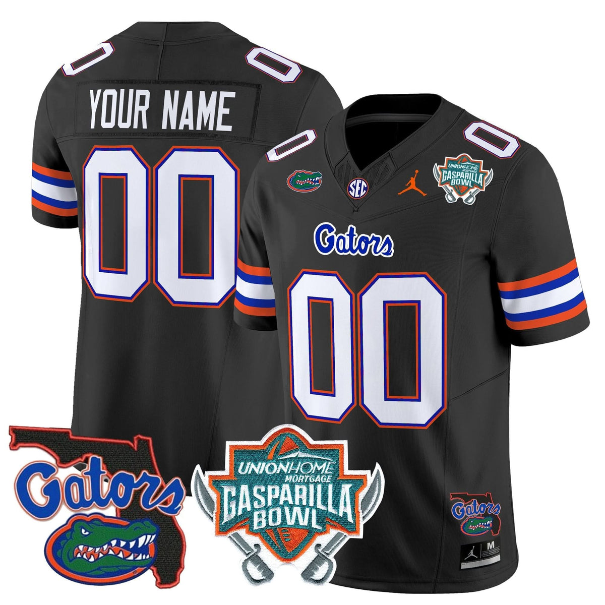 FG 2025 Gasparilla Bowl Patch Vapor Limited Custom Jersey