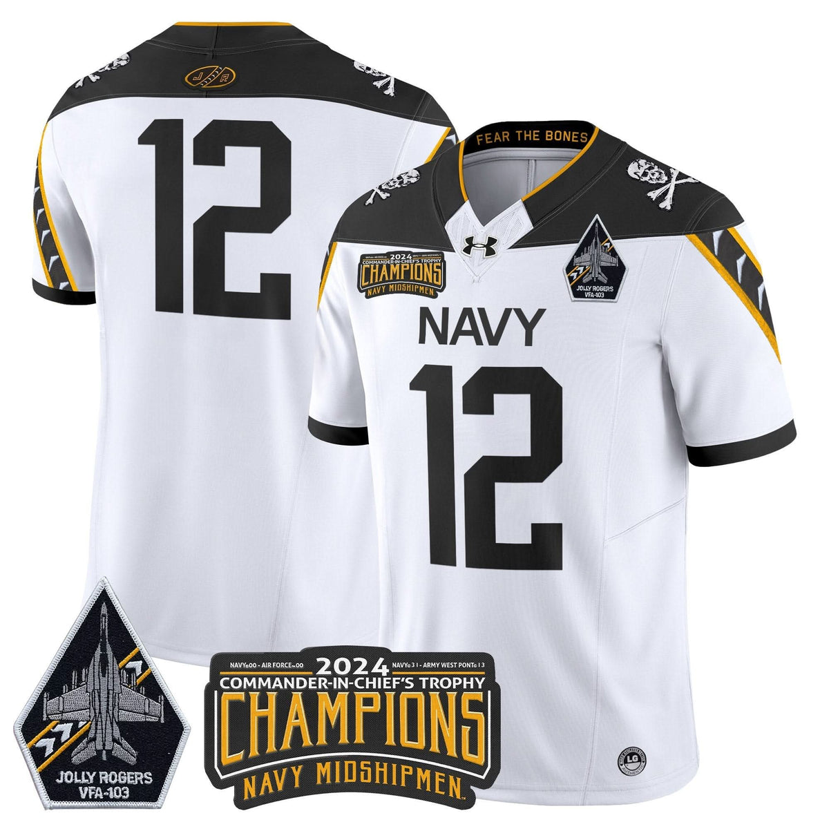 NM 2024 Commander-In-Chief's Trophy Champions Patch Vapor Limited Jersey