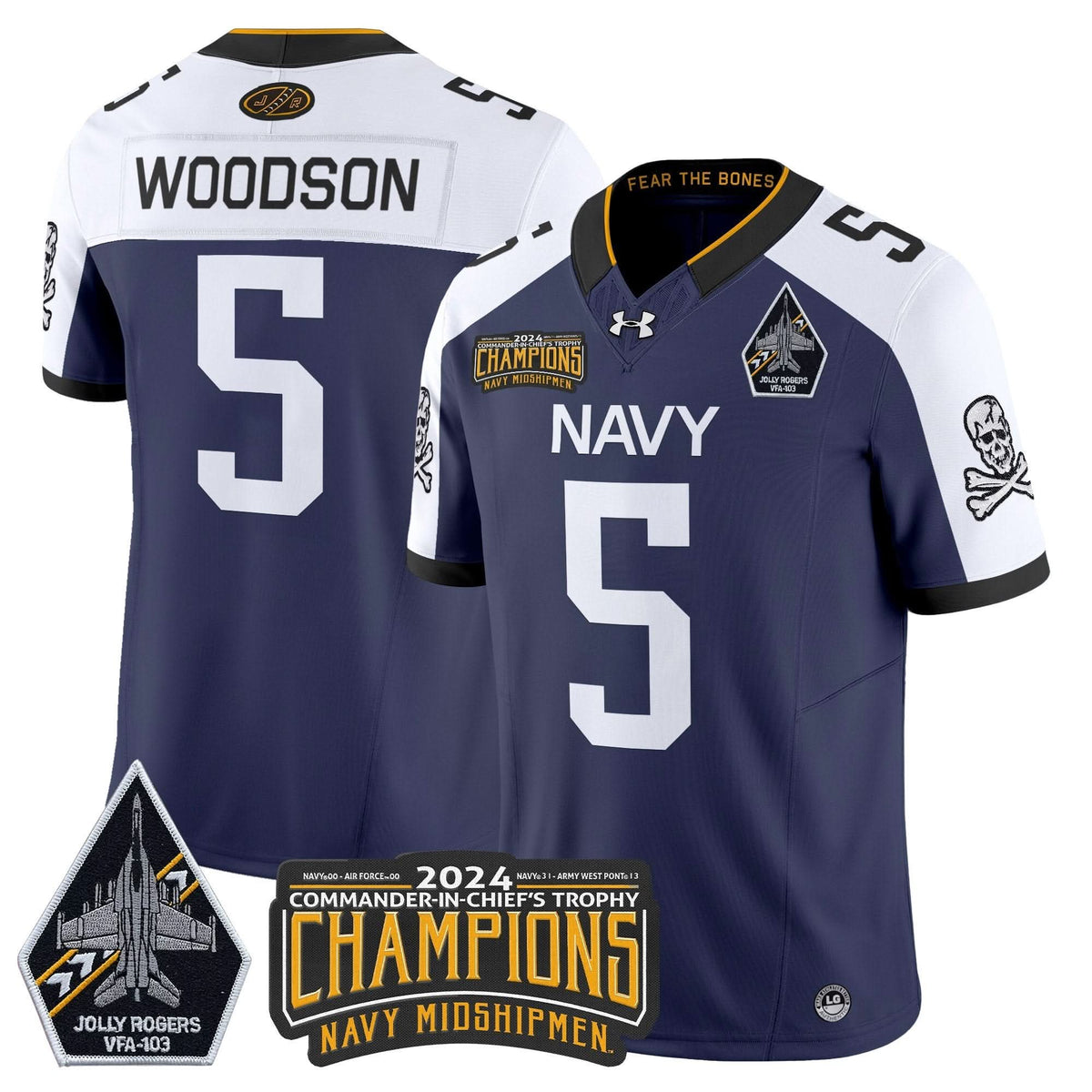 NM 2024 Commander-In-Chief's Trophy Champions Patch Vapor Limited Jersey