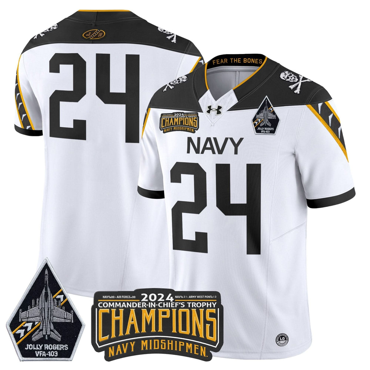 NM 2024 Commander-In-Chief's Trophy Champions Patch Vapor Limited Jersey