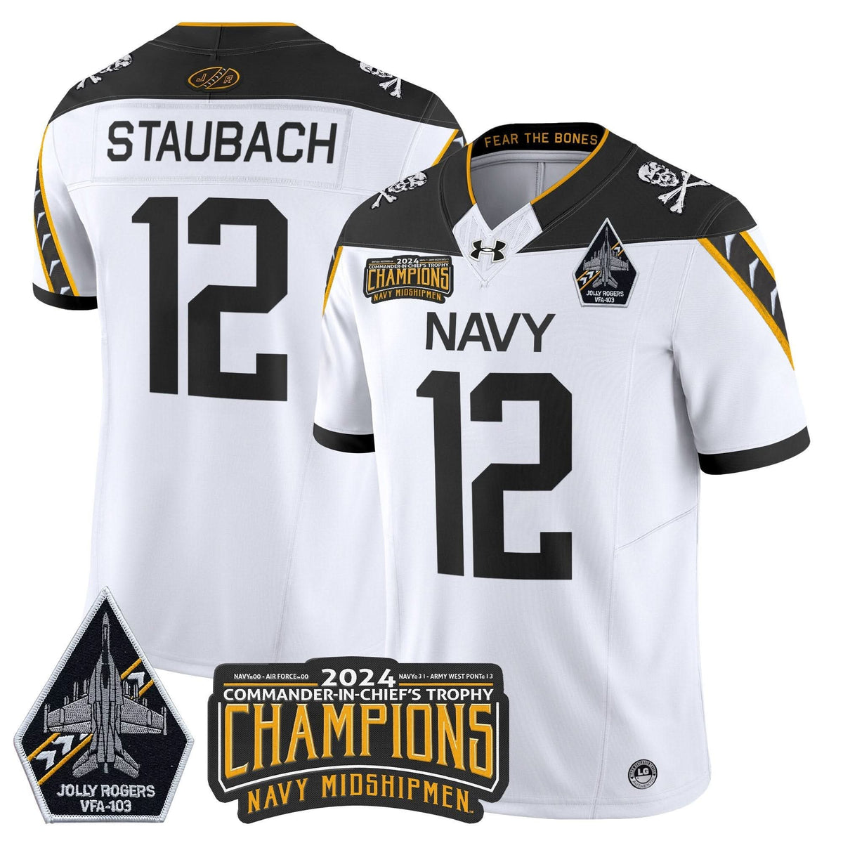NM 2024 Commander-In-Chief's Trophy Champions Patch Vapor Limited Jersey