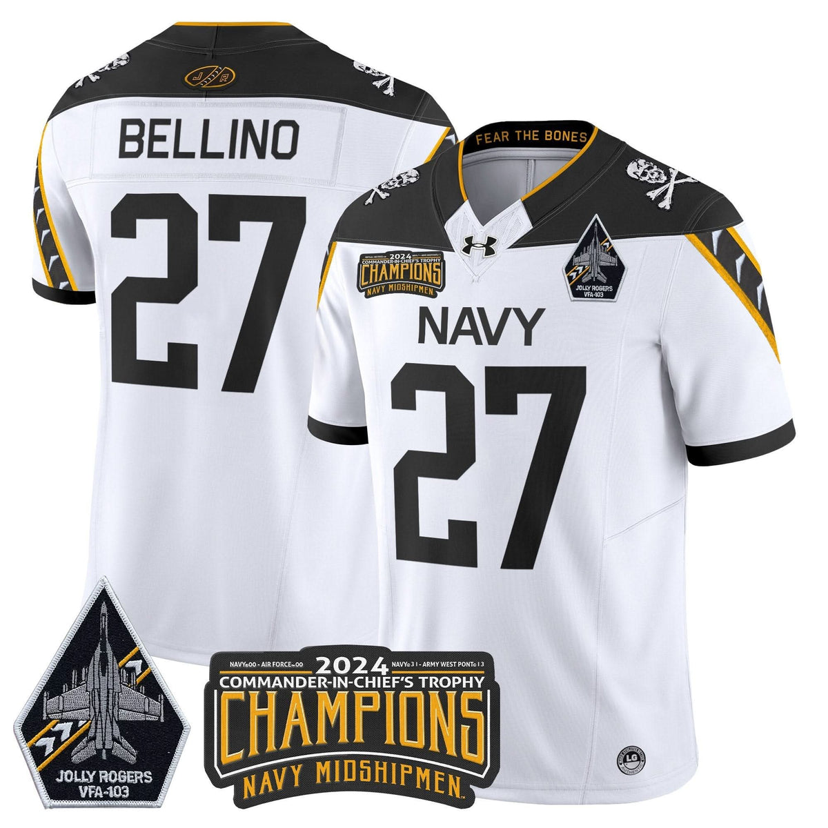 NM 2024 Commander-In-Chief's Trophy Champions Patch Vapor Limited Jersey