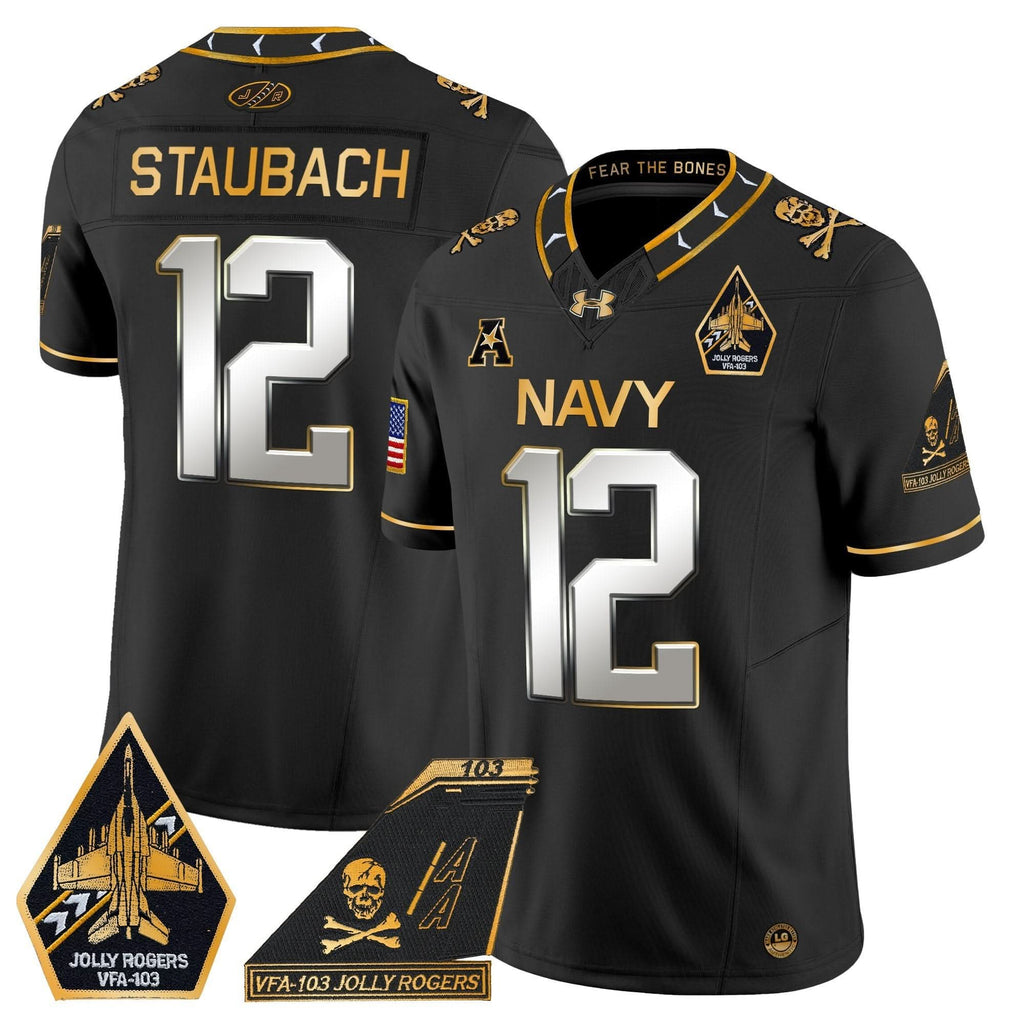 NM 2024 Jolly Rogers Patch Gold Vapor Limited Jersey