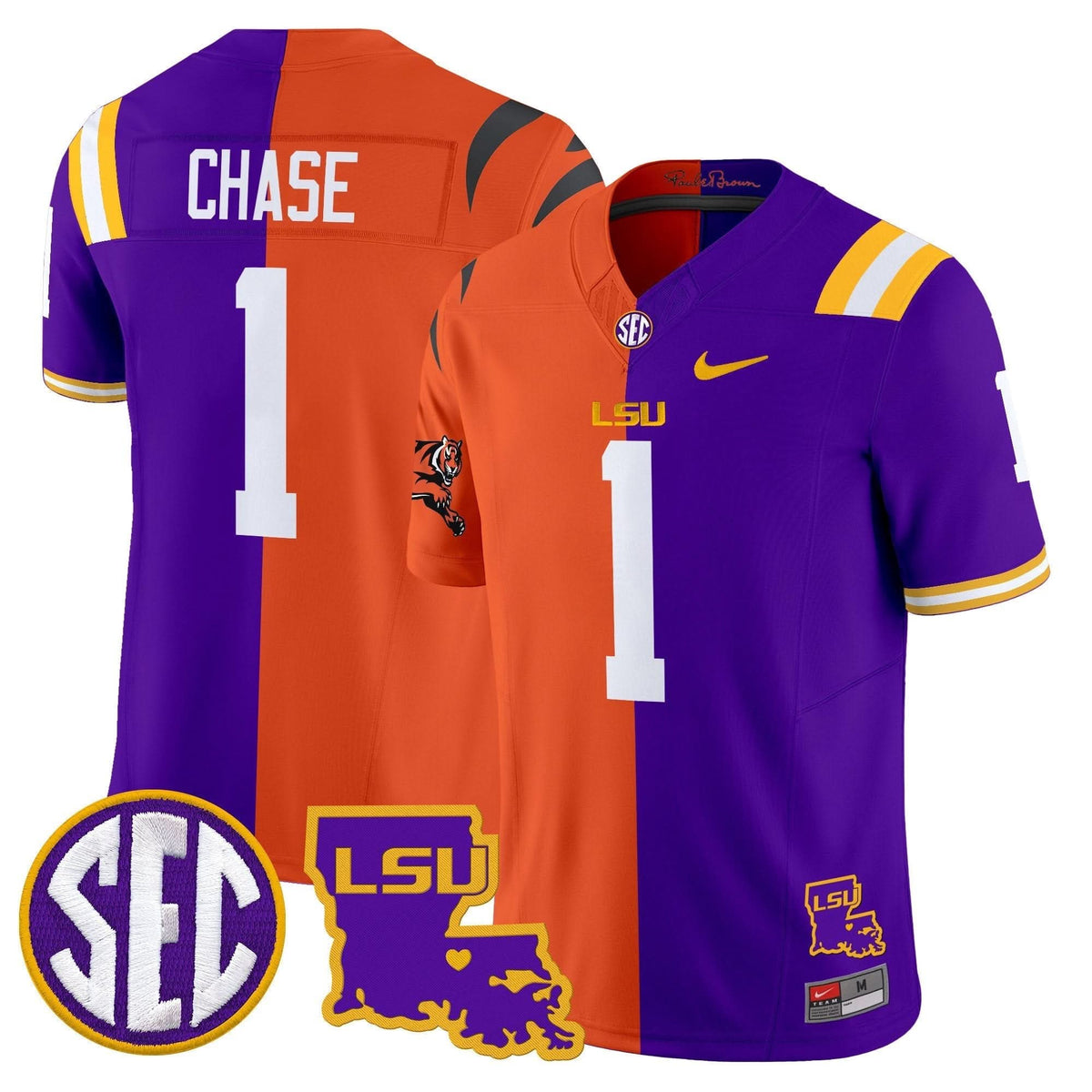LSU Tiger Split Vapor Limited Jersey