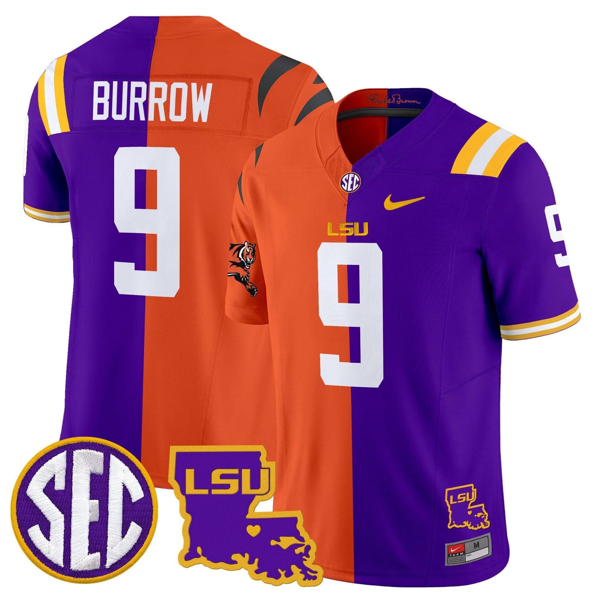 LSU Tiger Split Vapor Limited Jersey