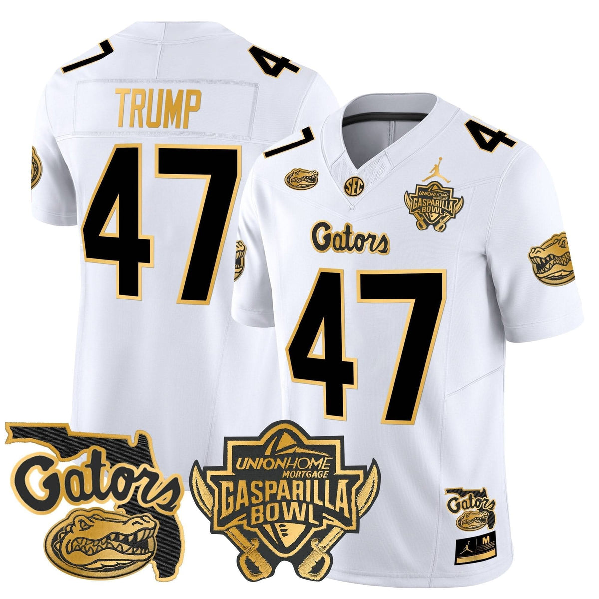 FG 2024 Gasparilla Bowl Patch Gold Vapor Limited Jersey
