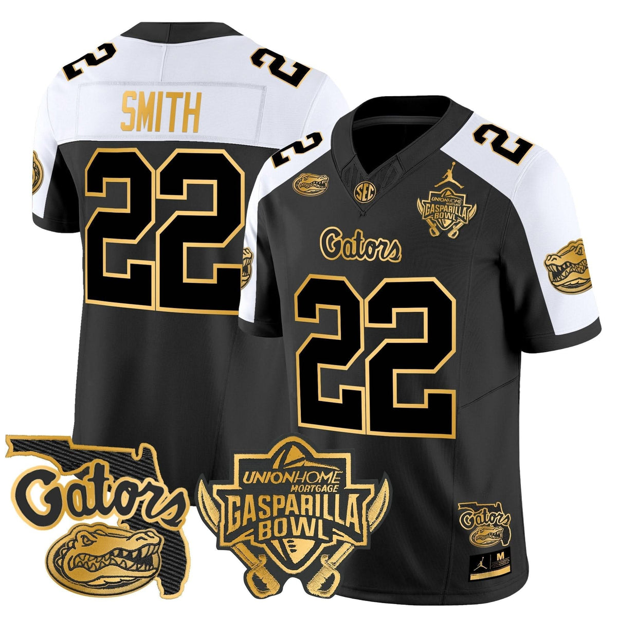 FG 2024 Gasparilla Bowl Patch Gold Vapor Limited Jersey