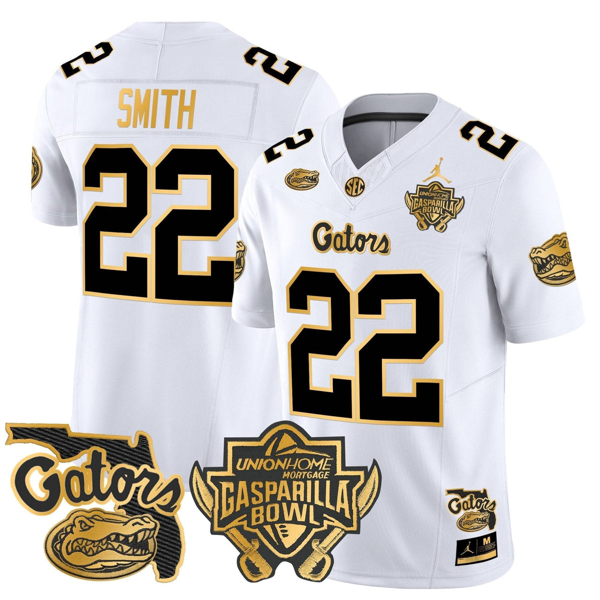 FG 2024 Gasparilla Bowl Patch Gold Vapor Limited Jersey