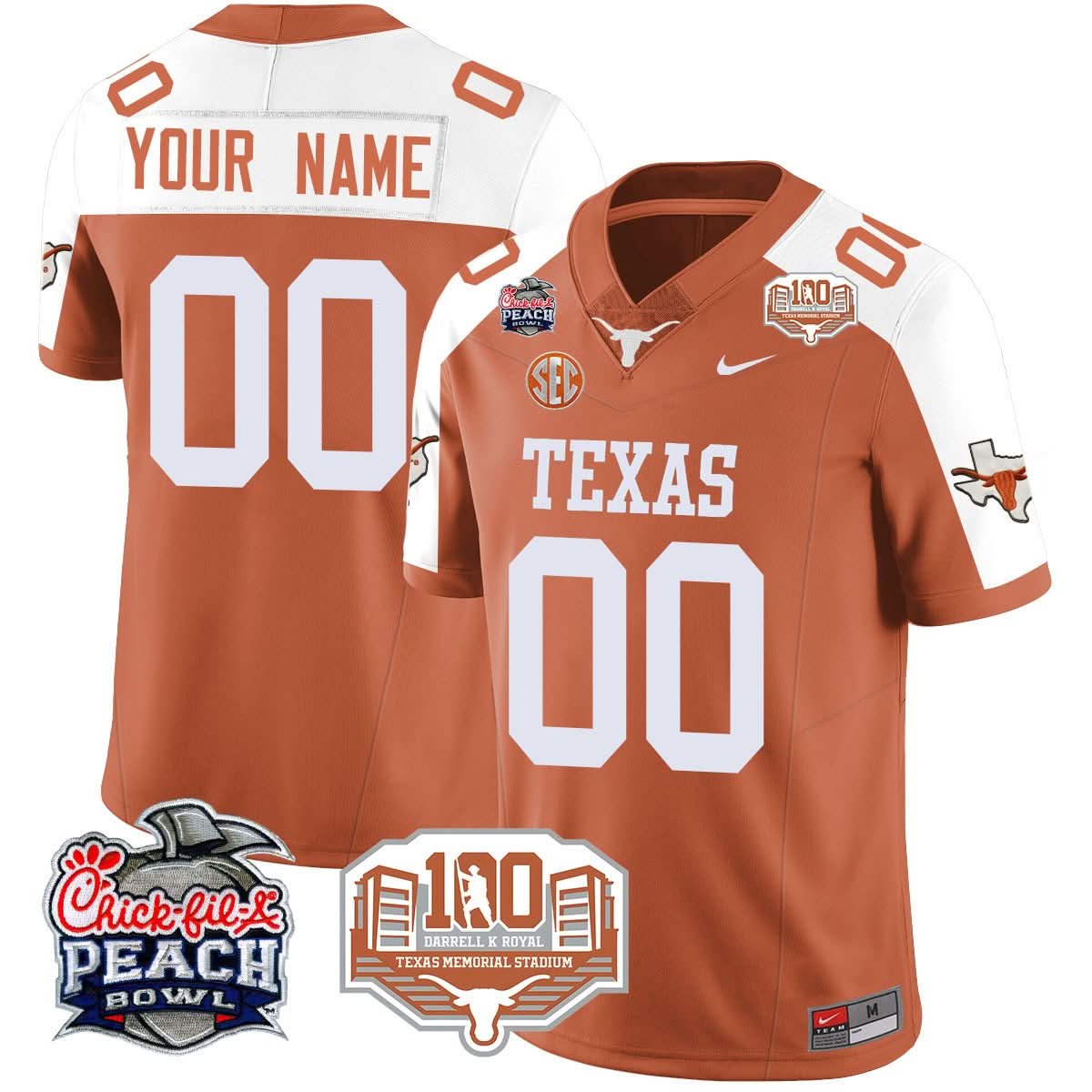 Custom TL 2024 Chick-fil-A Peach Bowl Jersey