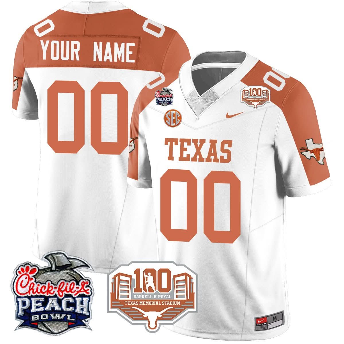 Custom TL 2024 Chick-fil-A Peach Bowl Jersey