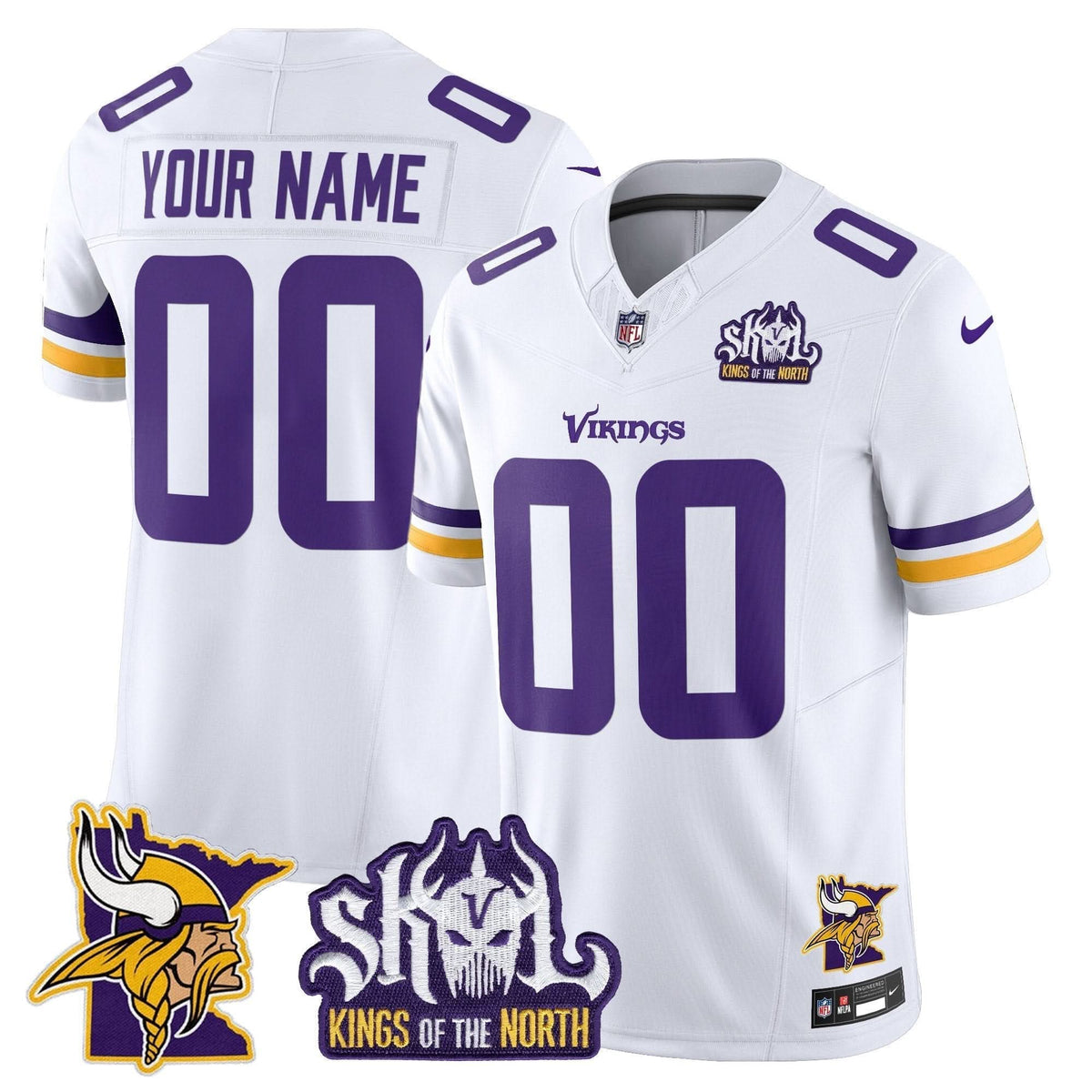 MV Kings Of The North Patch Vapor Limited Custom Jersey V3