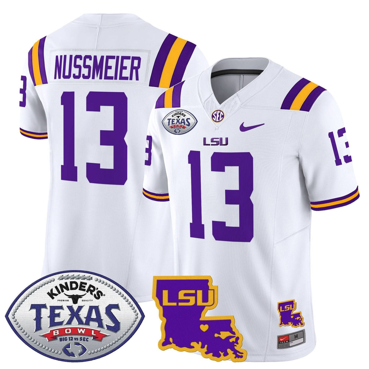 LSU 2024 Texas Bowl Patch Vapor Limited Jersey