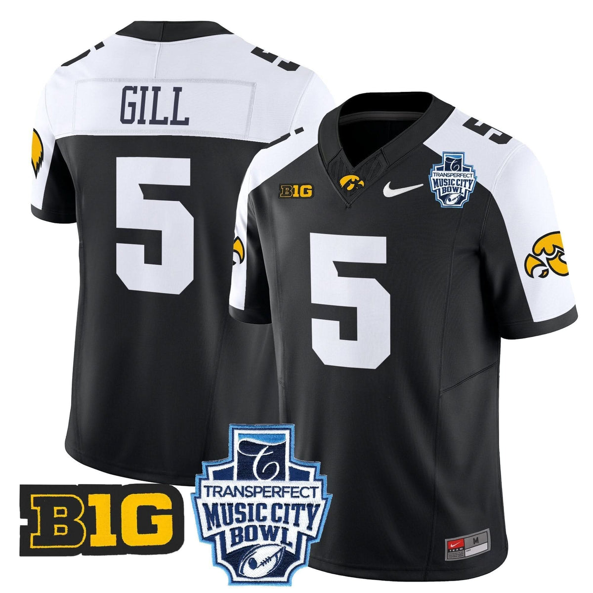Iowa Hawkeyes 2024 Music City Bowl Vapor Limited Jersey