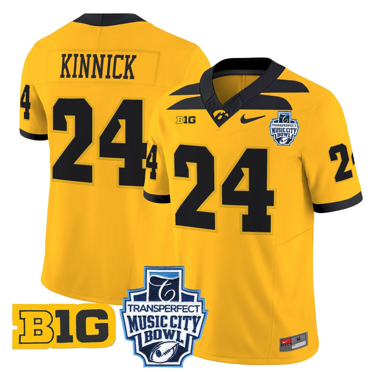 Iowa Hawkeyes 2024 Music City Bowl Vapor Limited Jersey