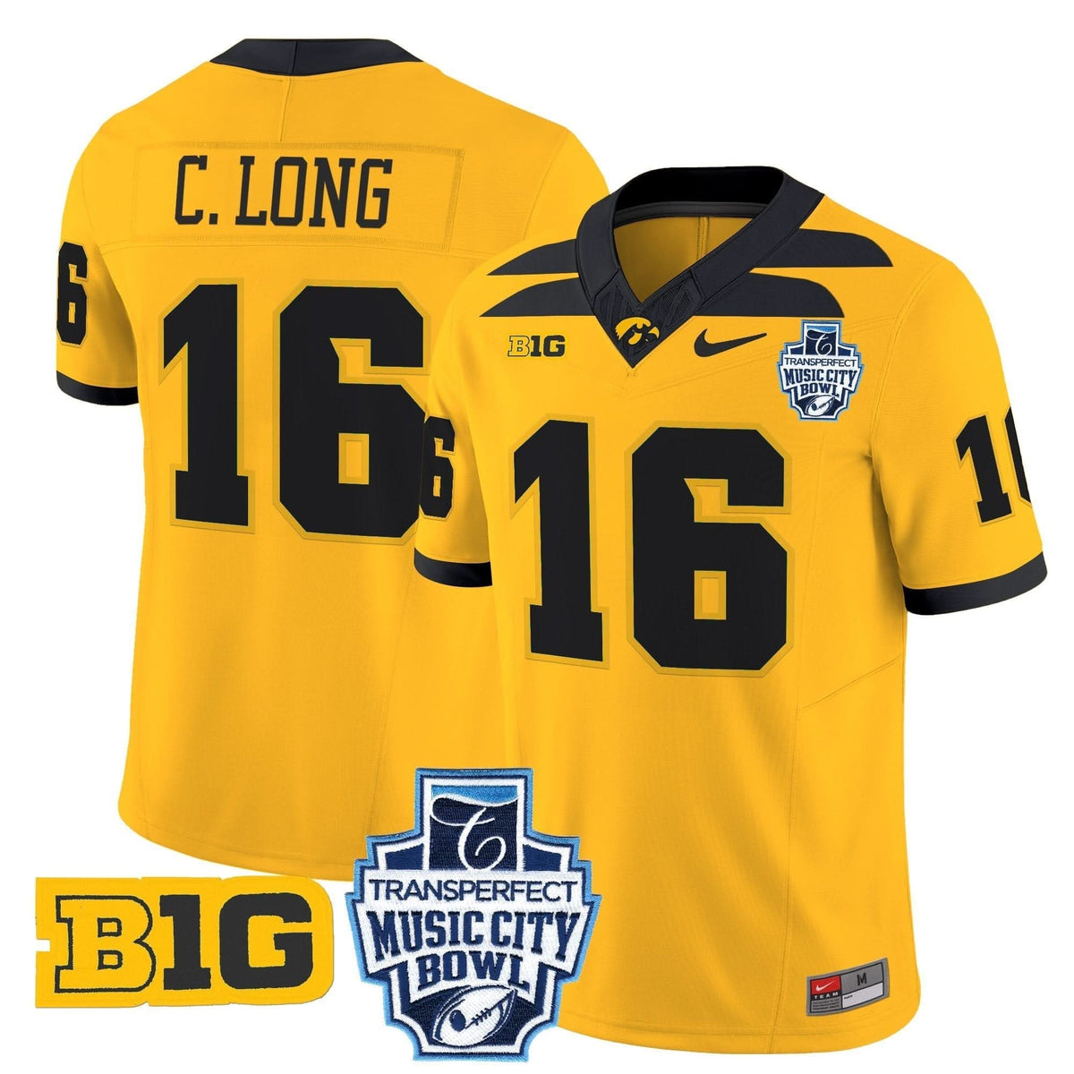 Iowa Hawkeyes 2024 Music City Bowl Vapor Limited Jersey