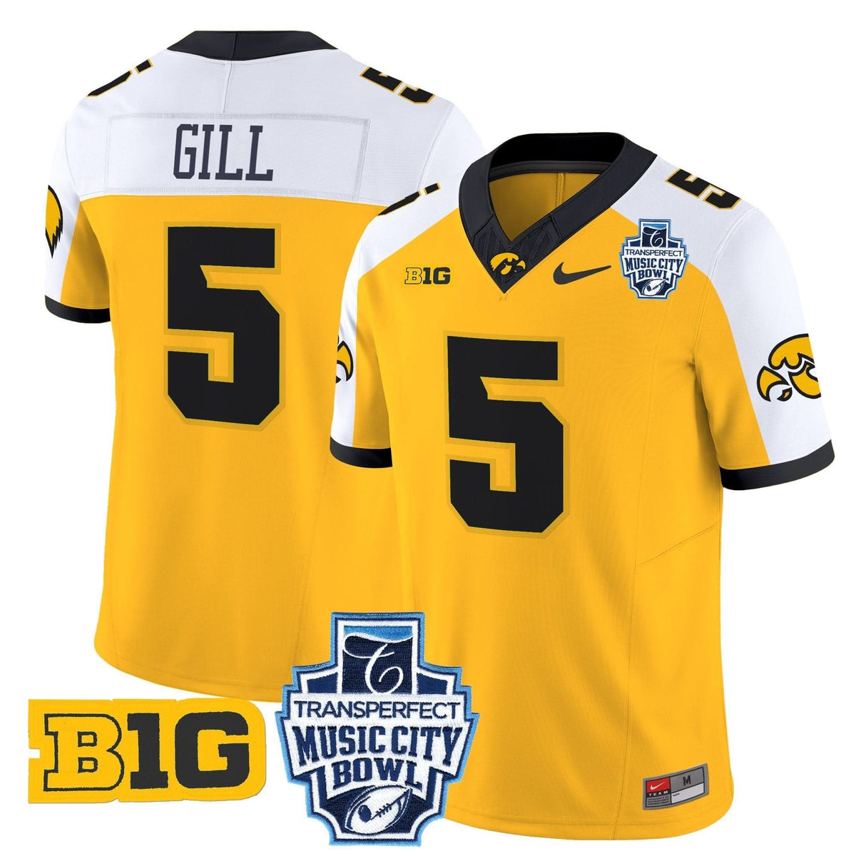 Iowa Hawkeyes 2024 Music City Bowl Vapor Limited Jersey