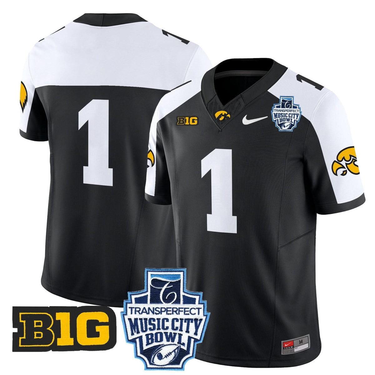 Iowa Hawkeyes 2024 Music City Bowl Vapor Limited Jersey