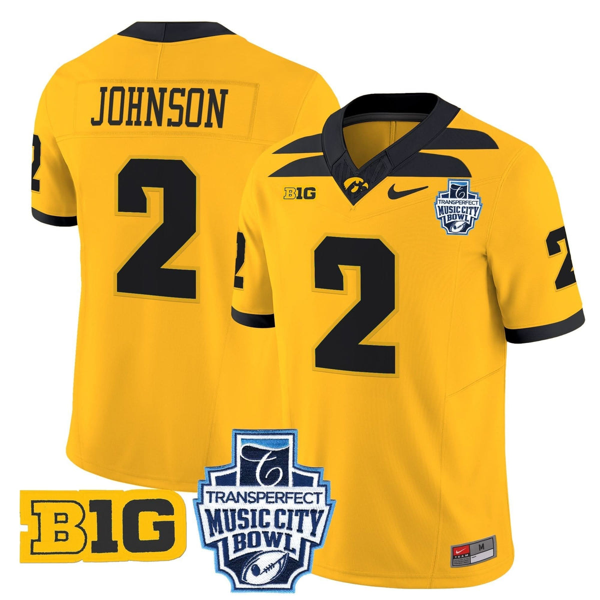 Iowa Hawkeyes 2024 Music City Bowl Vapor Limited Jersey