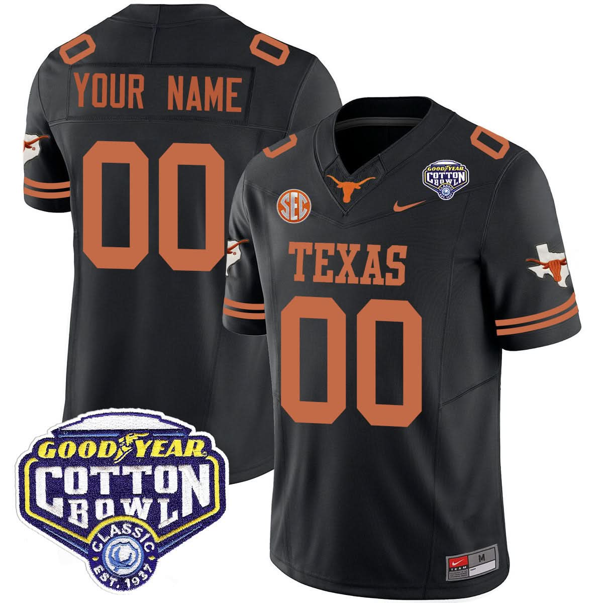 Custom TL 2024 Cotton Bowl Classic Jersey