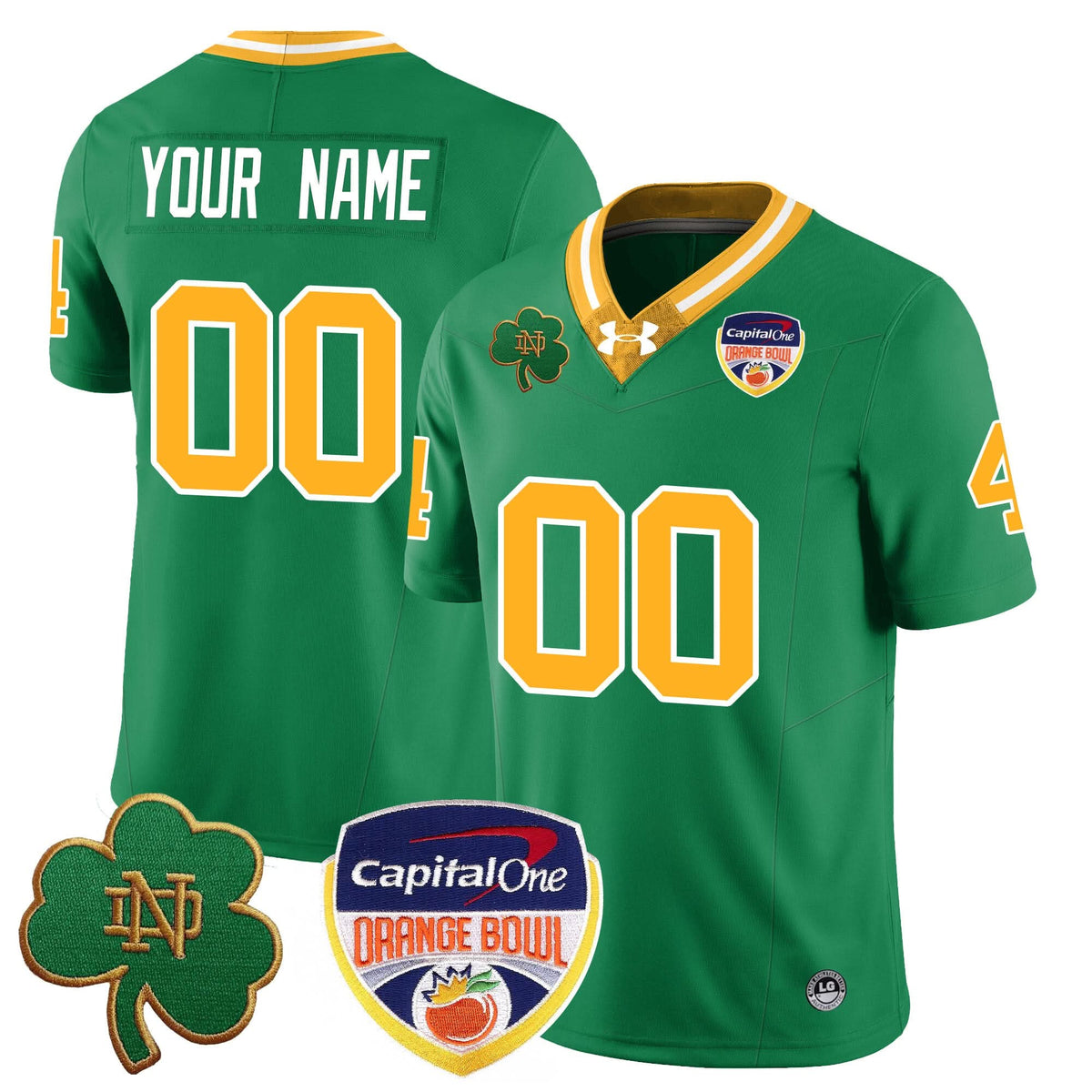 Custom NDFI 2024 Orange Bowl Jersey