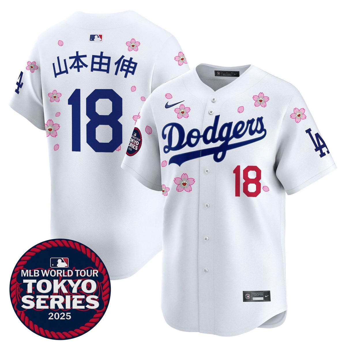 LAD Tokyo Series 2025 Vapor Premier Limited Jersey V2 - Stitched