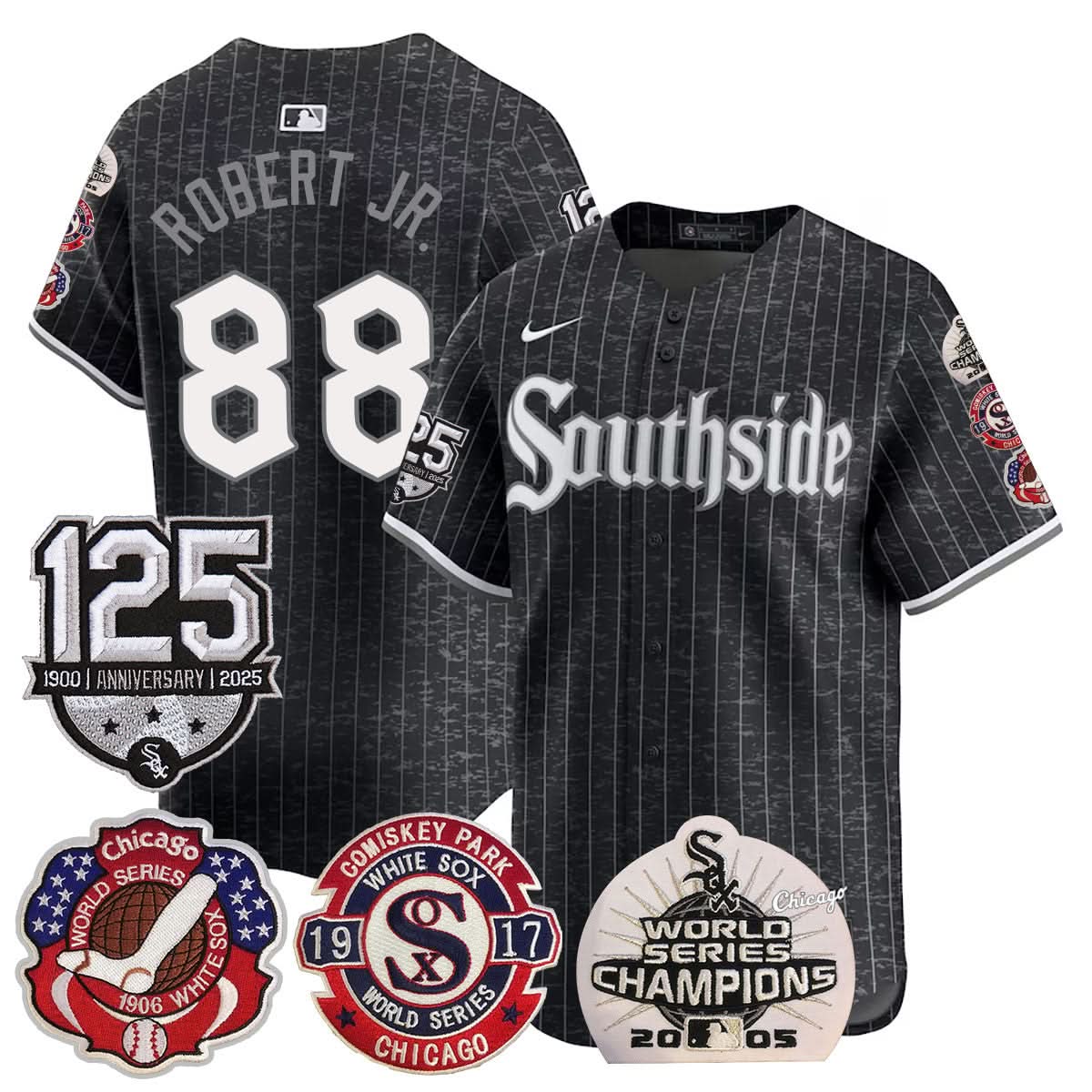 CWS 125th Anniversary - World Series Champions Jersey - Stitched