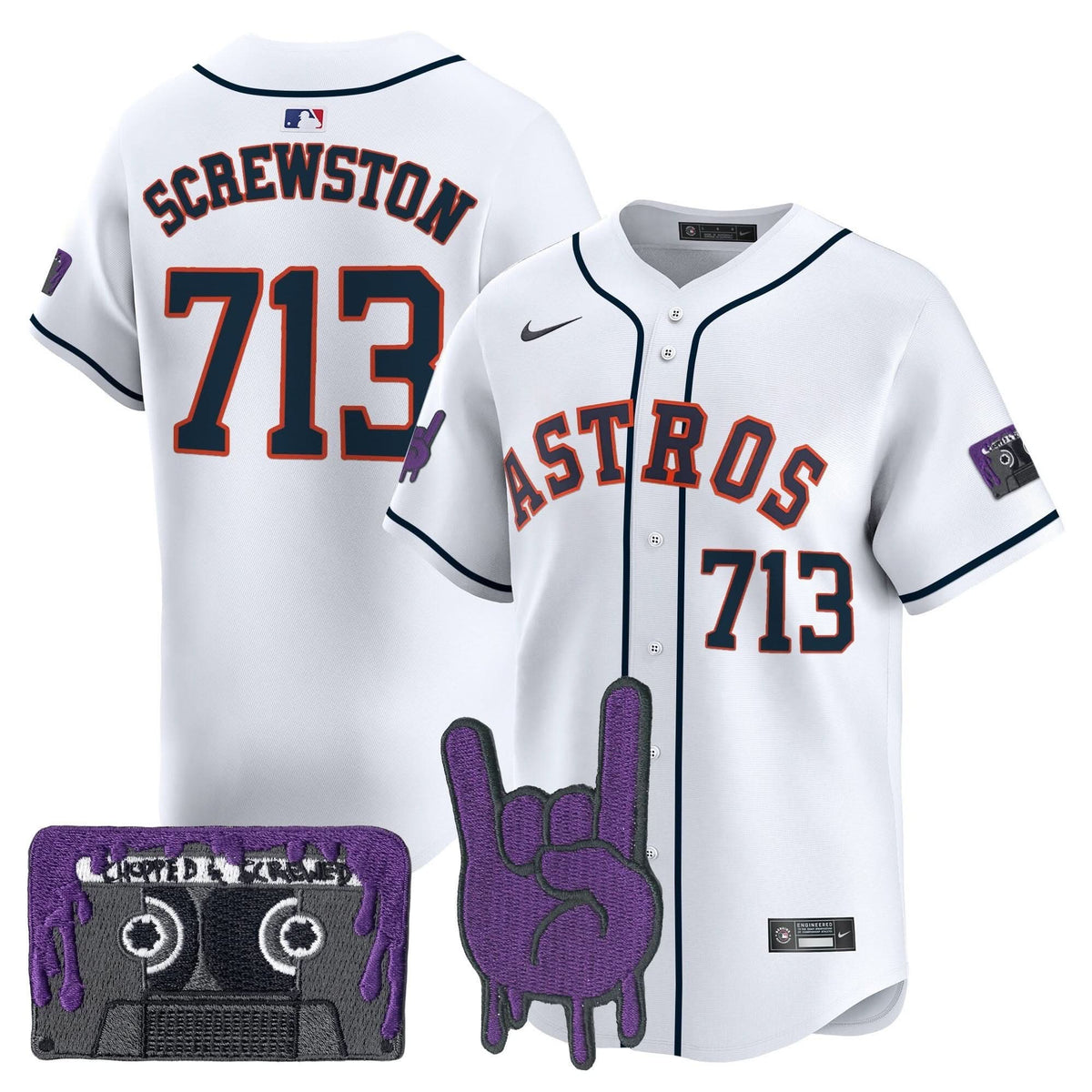 HA DJ Screw Patch Vapor Premier Limited Jersey - Stitched