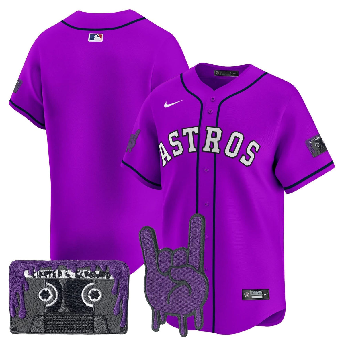 HA DJ Screw Patch Vapor Premier Limited Jersey - Stitched