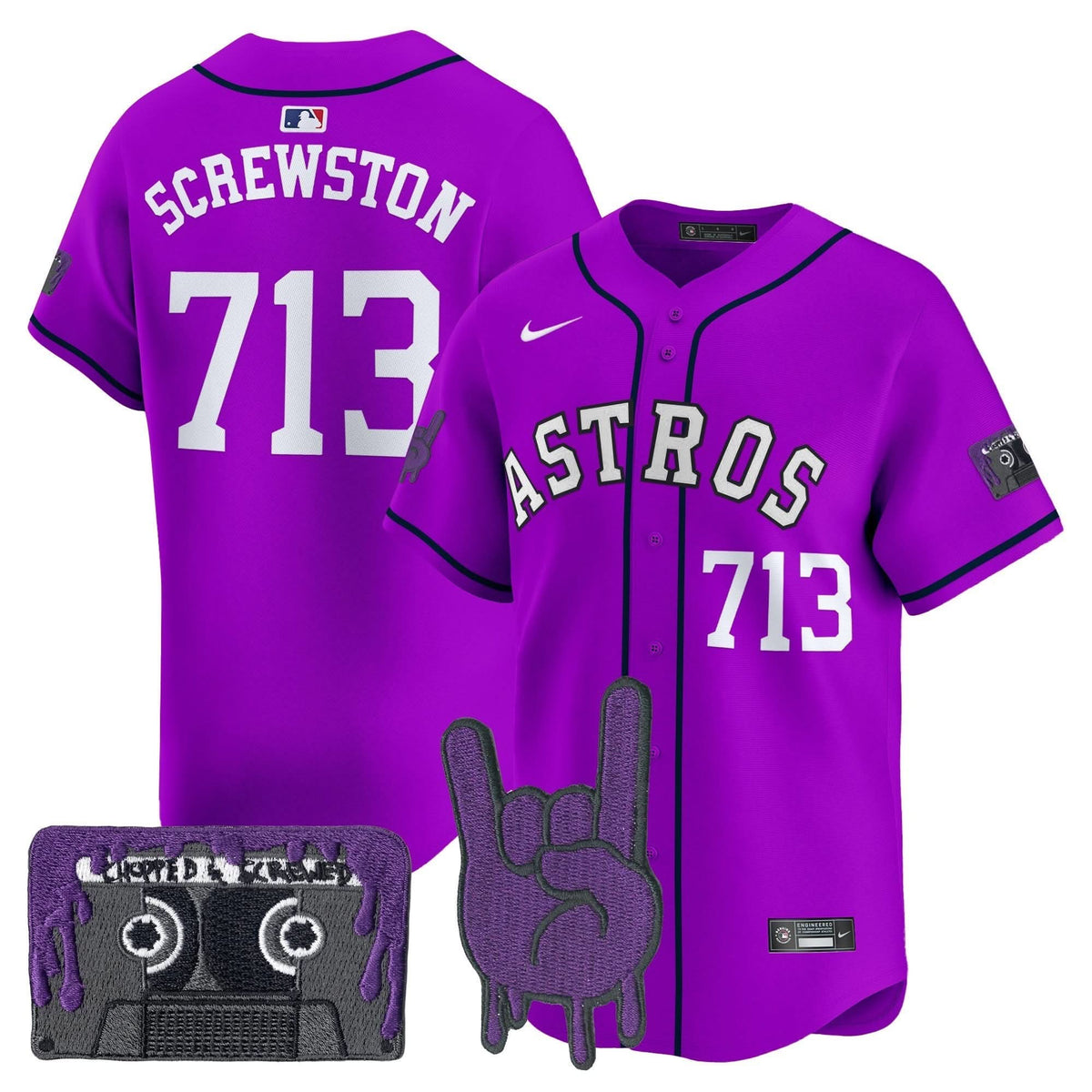 HA DJ Screw Patch Vapor Premier Limited Jersey - Stitched
